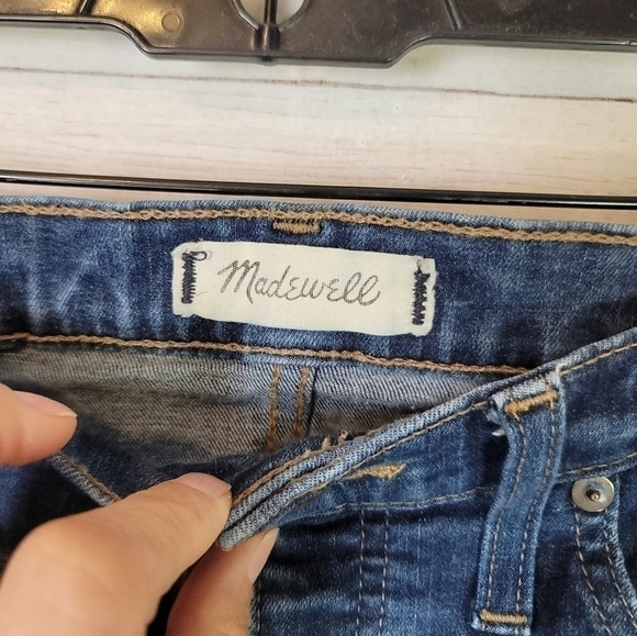 MADEWELL 10inch HIGH RISE SKINNY, SZ 28 - Picture 4 of 11